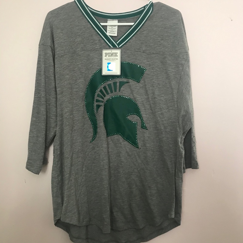 Michigan State PINK Tailgate Top